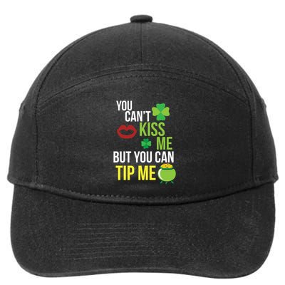 Bartender Funny St Patricks Day Waitress Waiter Server Gift 7-Panel Snapback Hat