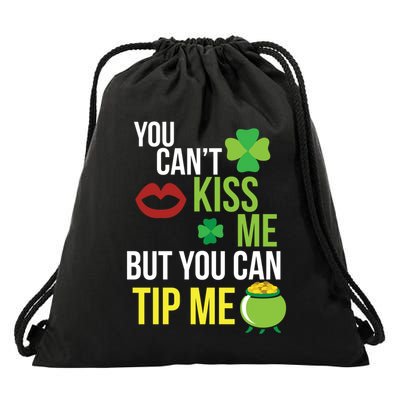 Bartender Funny St Patricks Day Waitress Waiter Server Gift Drawstring Bag