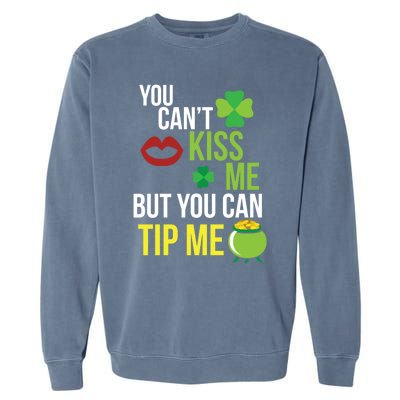 Bartender Funny St Patricks Day Waitress Waiter Server Gift Garment-Dyed Sweatshirt