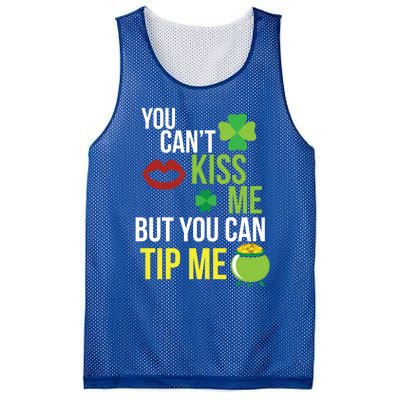 Bartender Funny St Patricks Day Waitress Waiter Server Gift Mesh Reversible Basketball Jersey Tank