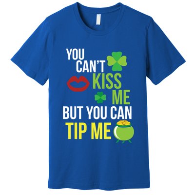 Bartender Funny St Patricks Day Waitress Waiter Server Gift Premium T-Shirt