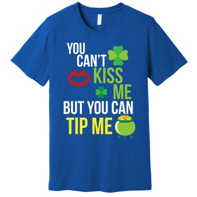 Bartender Funny St Patricks Day Waitress Waiter Server Gift Premium T-Shirt