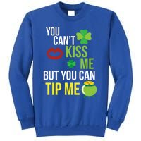 Bartender Funny St Patricks Day Waitress Waiter Server Gift Tall Sweatshirt