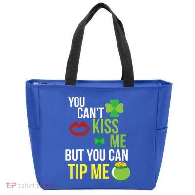 Bartender Funny St Patricks Day Waitress Waiter Server Gift Zip Tote Bag
