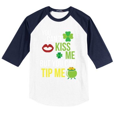 Bartender Funny St Patricks Day Waitress Waiter Server Gift Baseball Sleeve Shirt