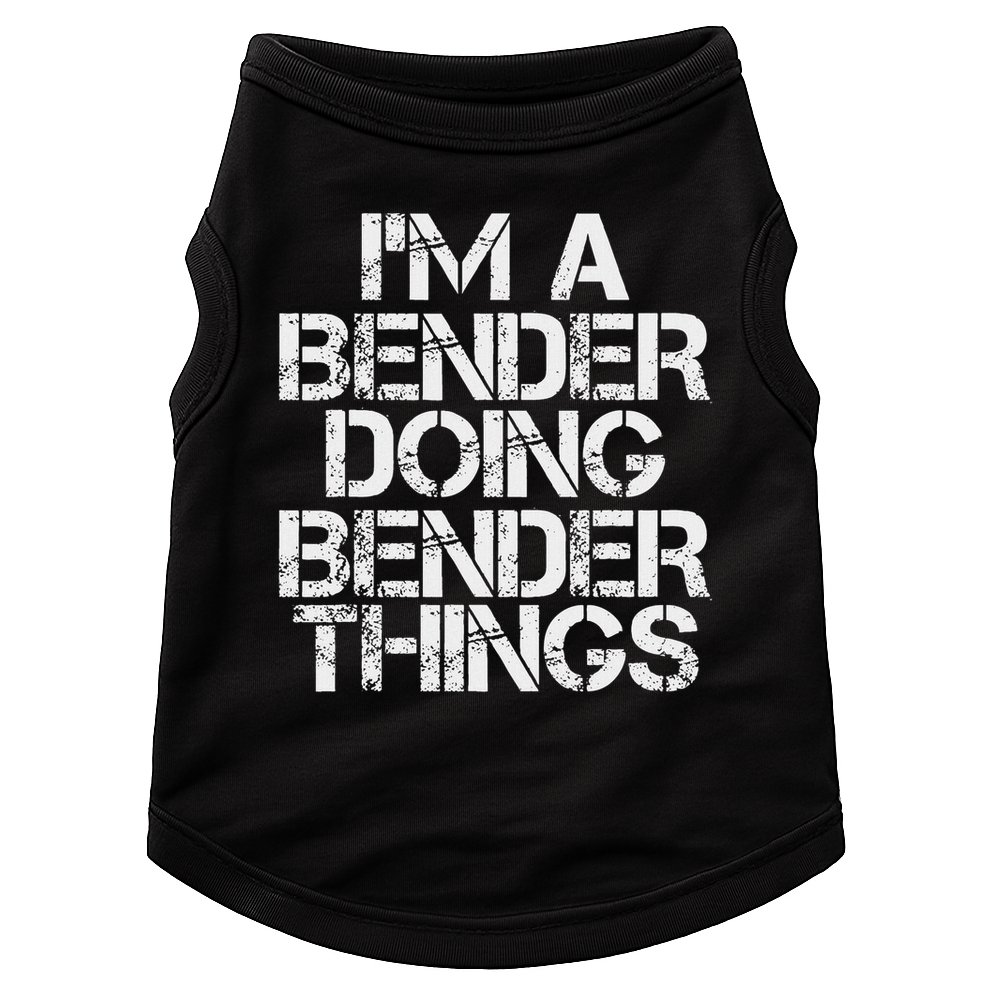 Bender Funny Surname Family Tree Birthday Reunion Gift Idea Doggie Tank