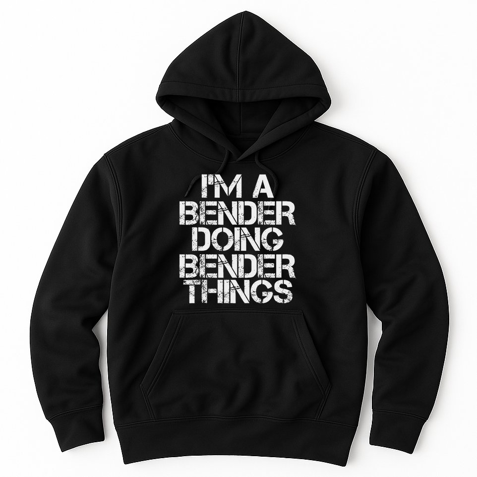 Bender Funny Surname Family Tree Birthday Reunion Gift Idea Hoodie