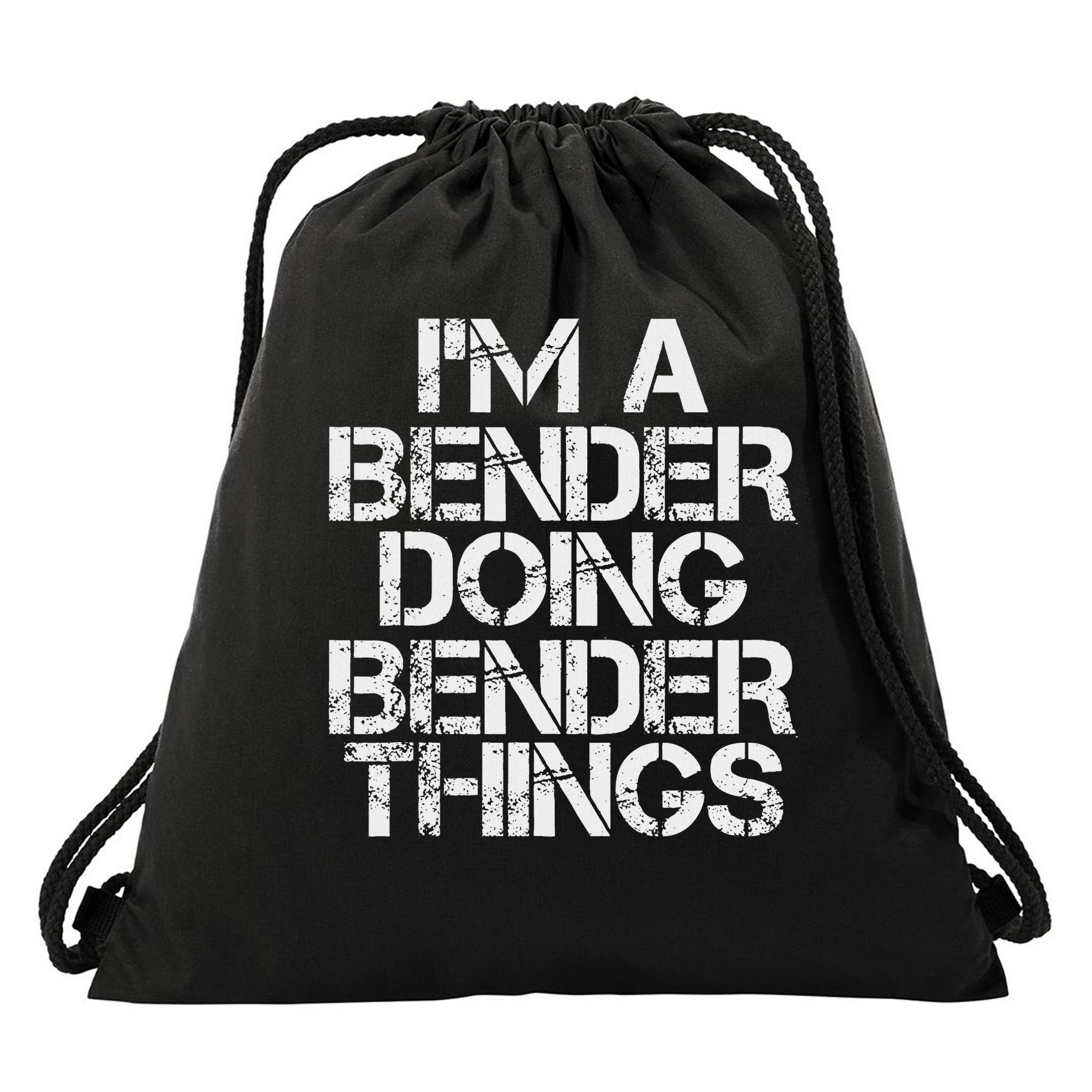 Bender Funny Surname Family Tree Birthday Reunion Gift Idea Drawstring Bag