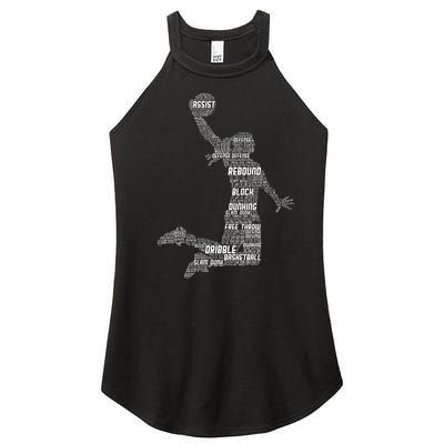 Basketball funny sport Women’s Perfect Tri Rocker Tank