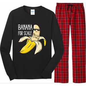 Banana For Scale Long Sleeve Pajama Set