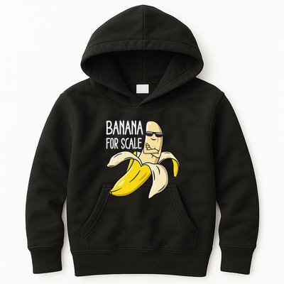 Banana For Scale Kids Hoodie