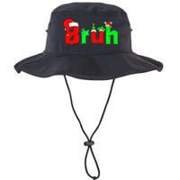 Bruh Funny Saying Bro Christmas Pajamas Xmas Legacy Cool Fit Booney Bucket Hat