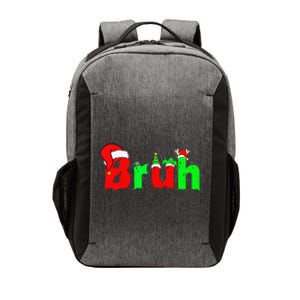 Bruh Funny Saying Bro Christmas Pajamas Xmas Vector Backpack