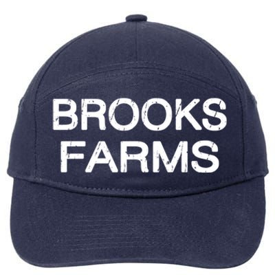 Brooks Farms Squad Family Reunion Last Name Team Gift 7-Panel Snapback Hat