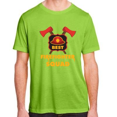 Best Firefighter Squad Fire Meaningful Gift Adult ChromaSoft Performance T-Shirt