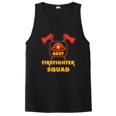 Best Firefighter Squad Fire Meaningful Gift PosiCharge Competitor Tank