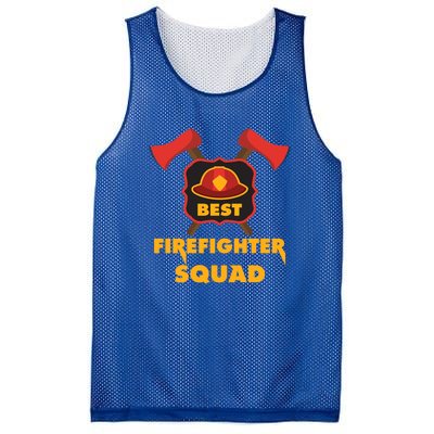 Best Firefighter Squad Fire Meaningful Gift Mesh Reversible Basketball Jersey Tank