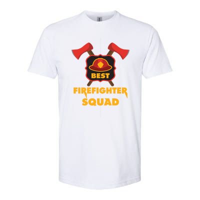 Best Firefighter Squad Fire Meaningful Gift Softstyle CVC T-Shirt