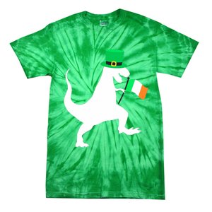  Boy Funny Saint Patricks Day Dinosaur TRex for Tie-Dye T-Shirt