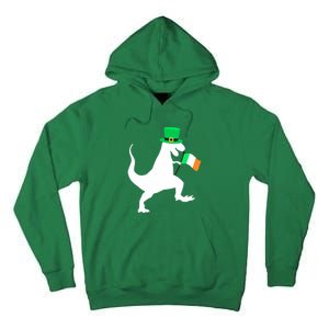  Boy Funny Saint Patricks Day Dinosaur TRex for Tall Hoodie