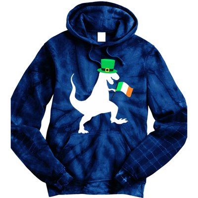  Boy Funny Saint Patricks Day Dinosaur TRex for Tie Dye Hoodie