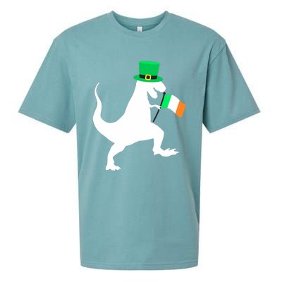  Boy Funny Saint Patricks Day Dinosaur TRex for Sueded Cloud Jersey T-Shirt