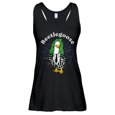 Beetlegoose Funny Silly Goose Spooky Ladies Essential Flowy Tank