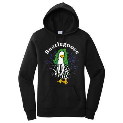 Beetlegoose Funny Silly Goose Spooky Women's Pullover Hoodie