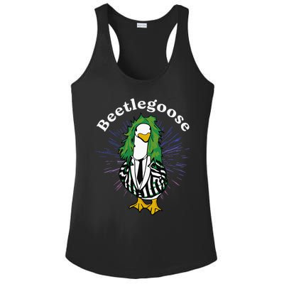 Beetlegoose Funny Silly Goose Spooky Ladies PosiCharge Competitor Racerback Tank