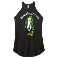 Beetlegoose Funny Silly Goose Spooky Women's Perfect Tri Rocker Tank