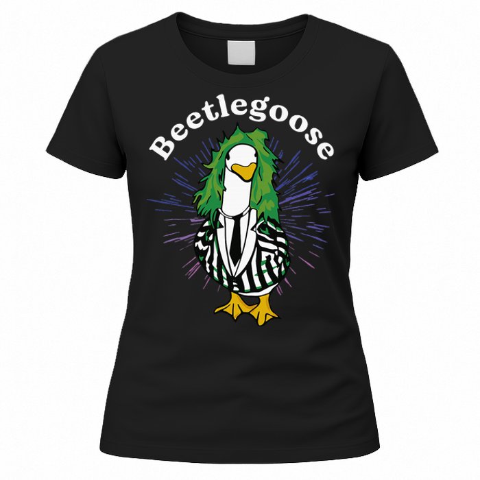 Beetlegoose Funny Silly Goose Spooky Women's T-Shirt