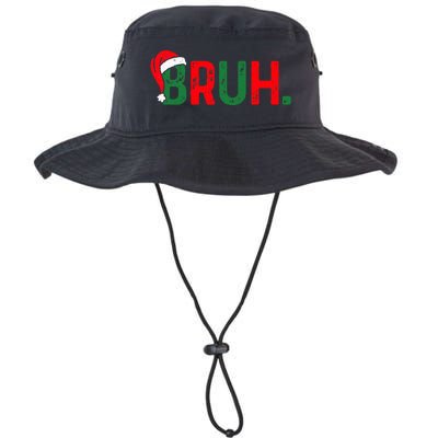 Bruh Funny Saying Bro Ns Christmas Pajamas Xmas Legacy Cool Fit Booney Bucket Hat