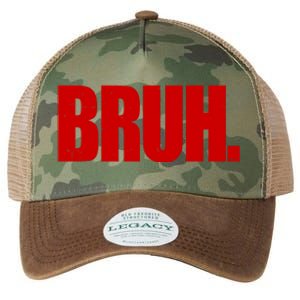 Bruh Funny Saying Legacy Tie Dye Trucker Hat