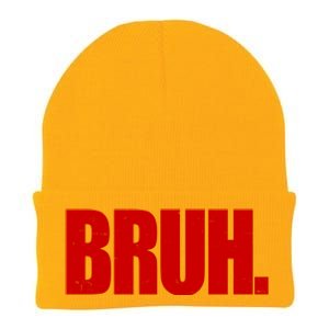 Bruh Funny Saying Knit Cap Winter Beanie