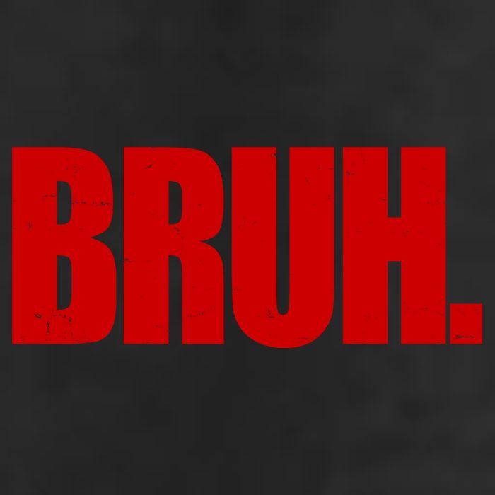 Bruh Funny Saying Adult Drive Performance Visor