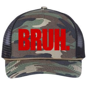 Bruh Funny Saying Retro Rope Trucker Hat Cap