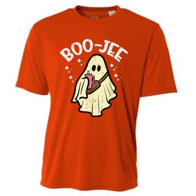 Boojee Funny Spooky Season Retro Halloween Costume Ghost Cooling Performance Crew T-Shirt