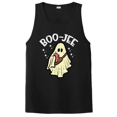 Boojee Funny Spooky Season Retro Halloween Costume Ghost PosiCharge Competitor Tank