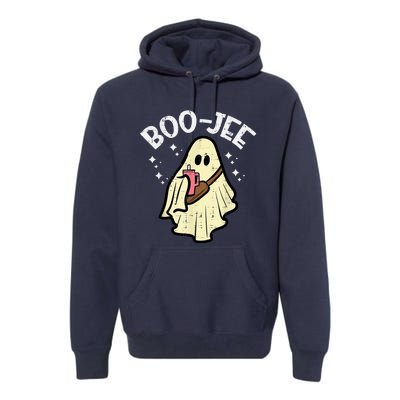 Boojee Funny Spooky Season Retro Halloween Costume Ghost Premium Hoodie