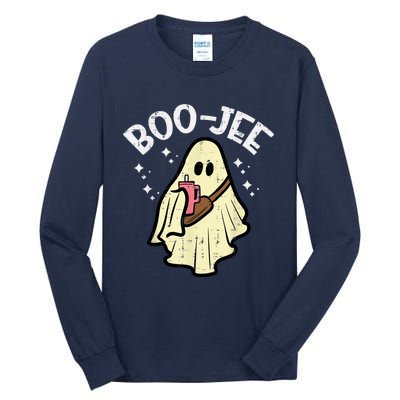 Boojee Funny Spooky Season Retro Halloween Costume Ghost Tall Long Sleeve T-Shirt