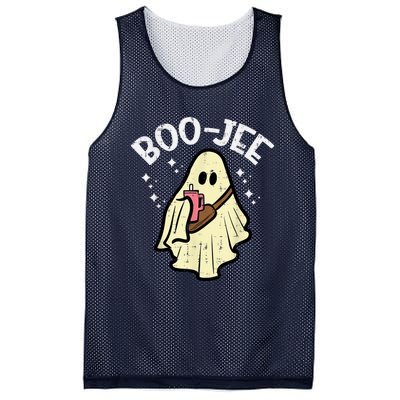 Boojee Funny Spooky Season Retro Halloween Costume Ghost Mesh Reversible Basketball Jersey Tank