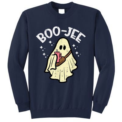 Boojee Funny Spooky Season Retro Halloween Costume Ghost Tall Sweatshirt