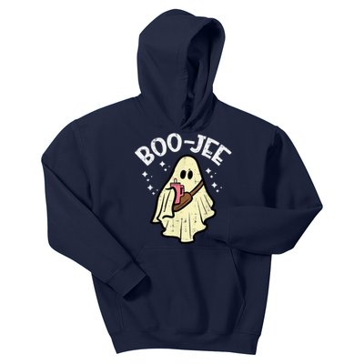 Boojee Funny Spooky Season Retro Halloween Costume Ghost Kids Hoodie