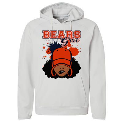 Bears Fanatic Show Your Team Spirit with Sports Gear Performance Fleece Hoodie