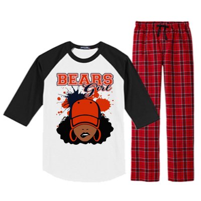 Bears Fanatic Show Your Team Spirit with Sports Gear Raglan Sleeve Pajama Set