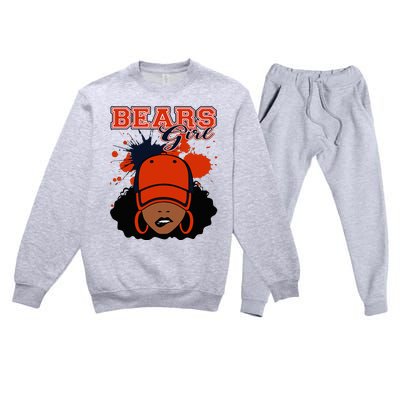 Bears Fanatic Show Your Team Spirit with Sports Gear Premium Crewneck Sweatsuit Set