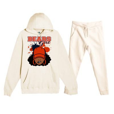 Bears Fanatic Show Your Team Spirit with Sports Gear Premium Hooded Sweatsuit Set