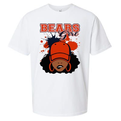 Bears Fanatic Show Your Team Spirit with Sports Gear Sueded Cloud Jersey T-Shirt