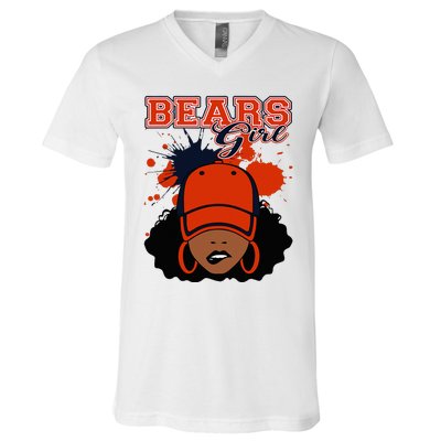 Bears Fanatic Show Your Team Spirit with Sports Gear V-Neck T-Shirt