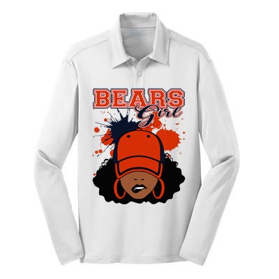 Bears Fanatic Show Your Team Spirit with Sports Gear Silk Touch Performance Long Sleeve Polo